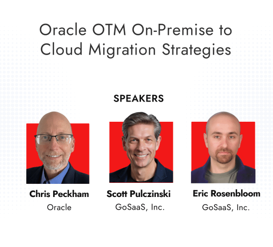 Oracle OTM On-premise to cloud