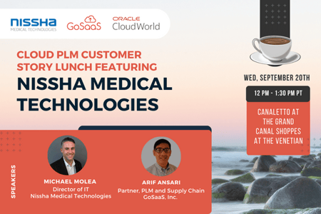 PLM Lunch Nissha Medical Technologies